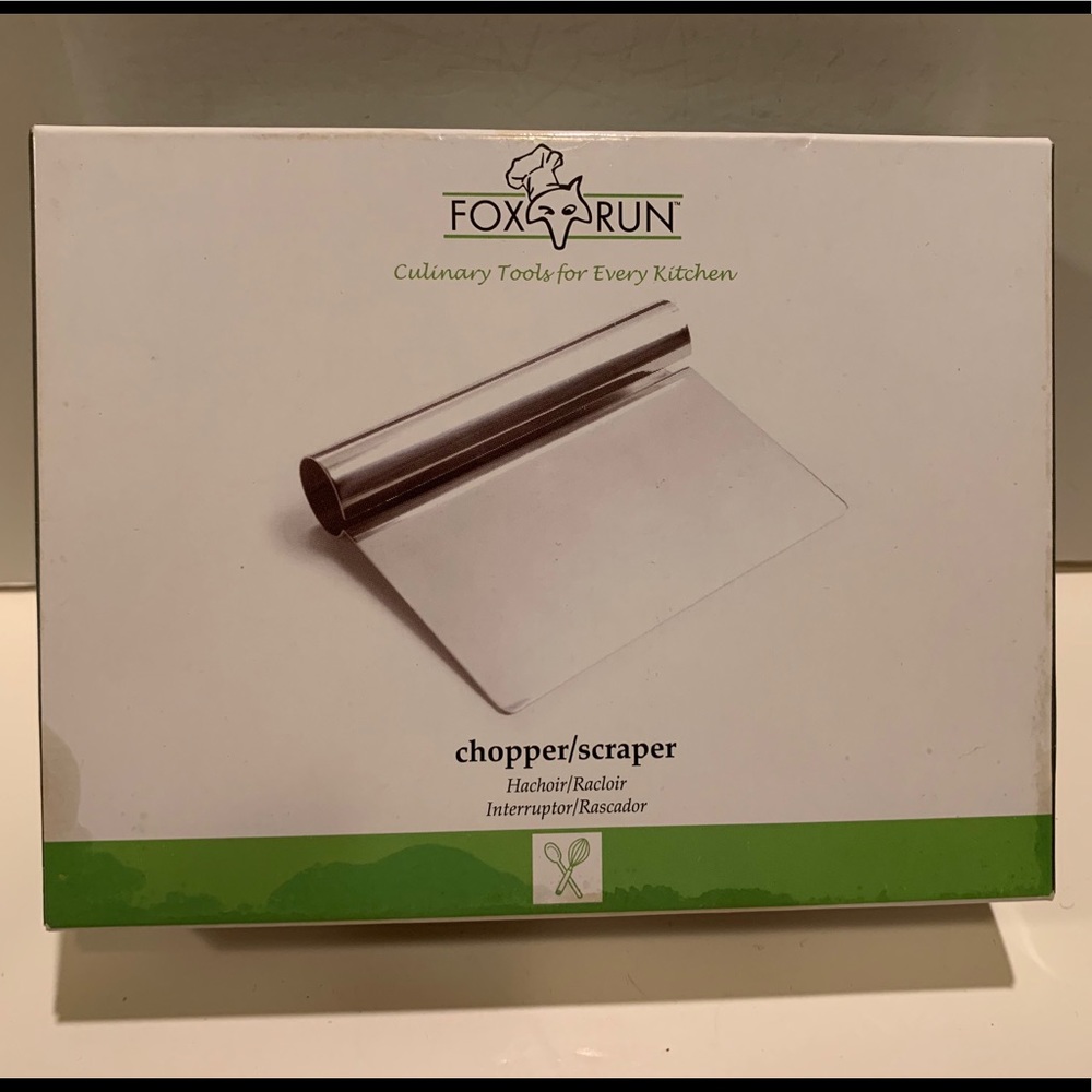 NWT FOX RUN CHOPPER/SCRAPER CULINARY KITCHEN TOOL.